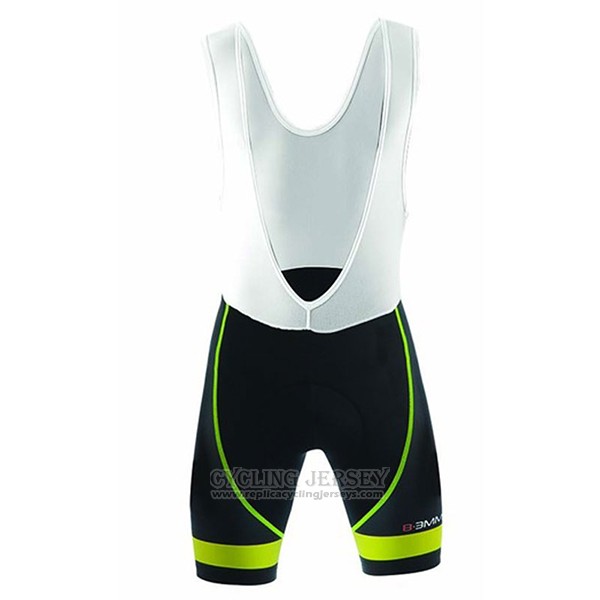 2017 Cycling Jersey Biemme Identity Black and Green Short Sleeve and Bib Short