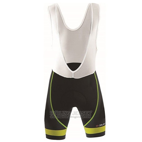 2017 Cycling Jersey Biemme Identity Black and Yellow Short Sleeve and Bib Short