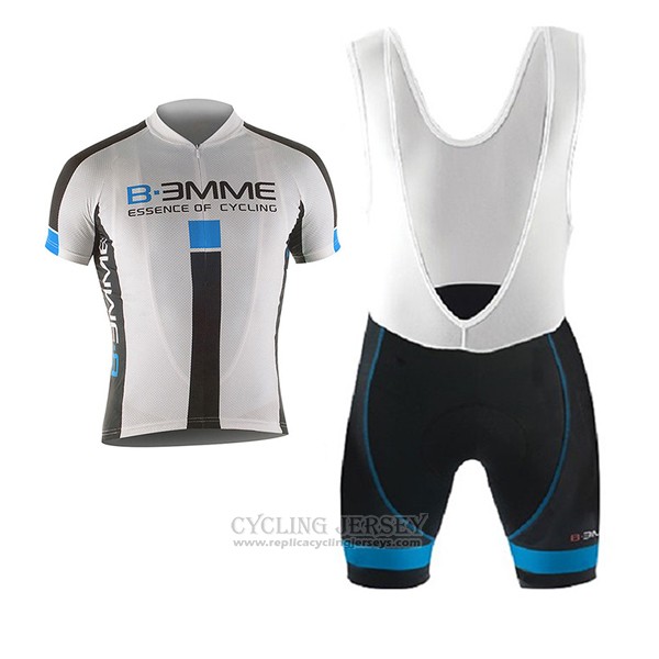 2017 Cycling Jersey Biemme Identity White Short Sleeve and Bib Short