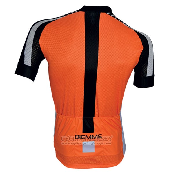 2017 Cycling Jersey Biemme Moody Orange Short Sleeve and Bib Short