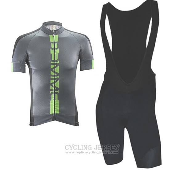 2017 Cycling Jersey Biemme Poison Green Short Sleeve and Bib Short