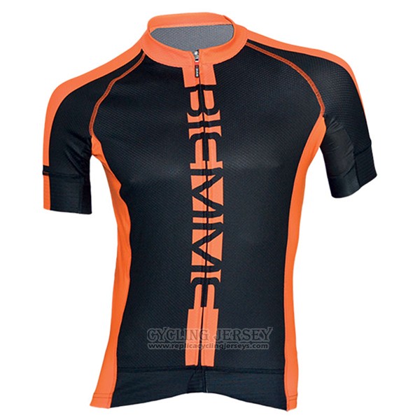2017 Cycling Jersey Biemme Poison Orange Short Sleeve and Bib Short