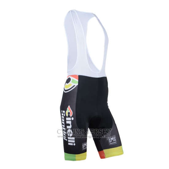 2014 Cycling Jersey Cinelli Santini Black Short Sleeve and Bib Short