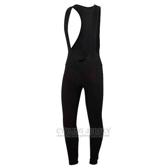 2016 Cycling Jersey Cinelli Chrome Black and Yellow Long Sleeve and Bib Tight
