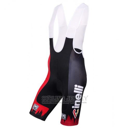 2016 Cycling Jersey Cinelli Chrome Red and Black Short Sleeve and Bib Short