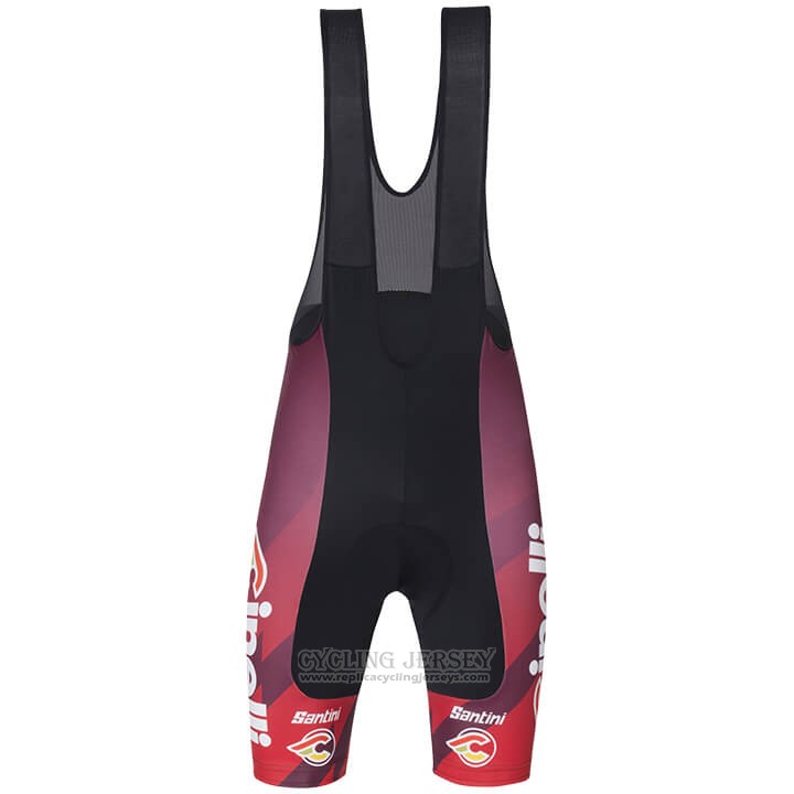 2018 Cycling Jersey Cinelli Dark Red Short Sleeve and Bib Short