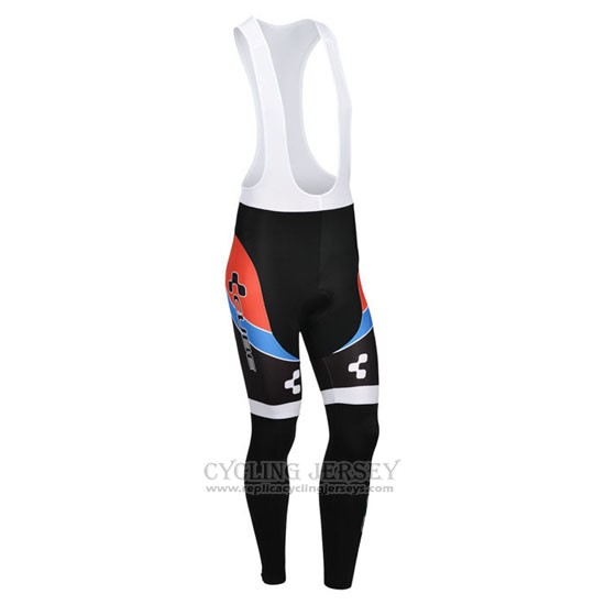 2013 Cycling Jersey Cube Black and White Long Sleeve and Bib Tight