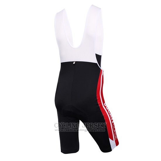2016 Cycling Jersey Ducati White and Red Short Sleeve and Bib Short