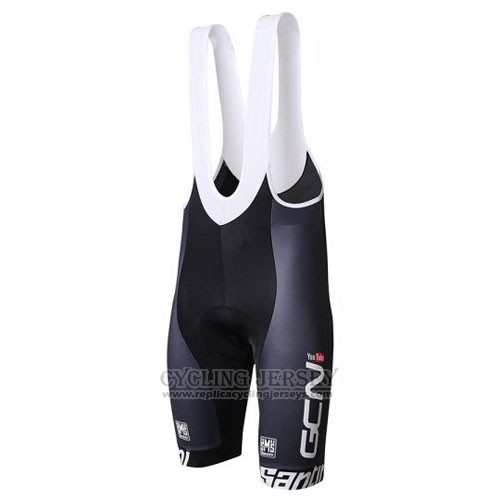 2016 Cycling Jersey GCN Black and Red Short Sleeve and Bib Short