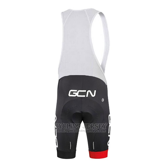 2018 Cycling Jersey GCN Black and Red Short Sleeve and Bib Short
