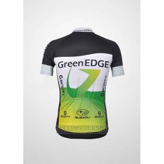2012 Cycling Jersey GreenEDGE Black and Green Short Sleeve and Bib Short