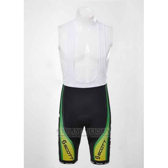 2012 Cycling Jersey GreenEDGE Black and Green Short Sleeve and Bib Short