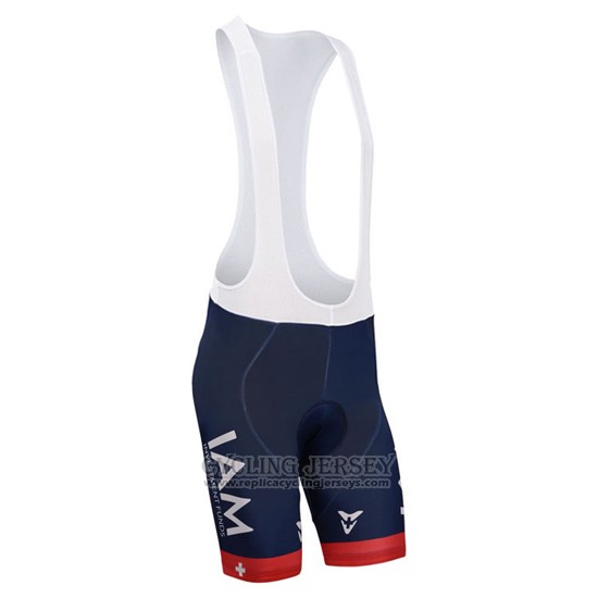 2015 Cycling Jersey IAM Blue Short Sleeve and Bib Short