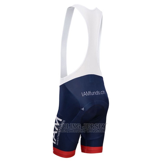 2015 Cycling Jersey IAM Blue Short Sleeve and Bib Short