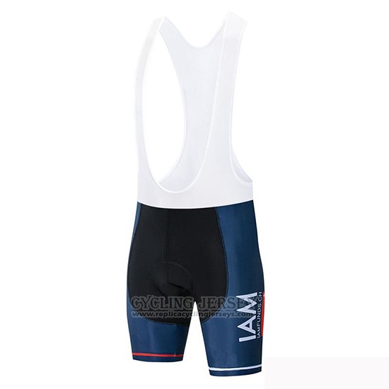 2019 Cycling Jersey IAM Red White Short Sleeve and Bib Short