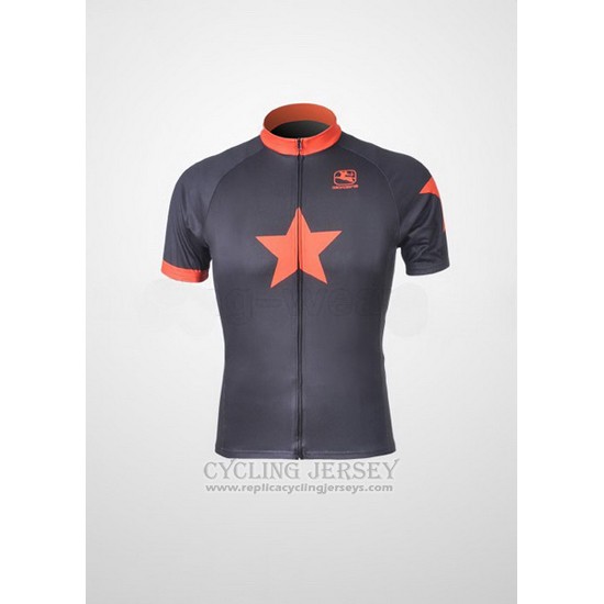 2010 Cycling Jersey Johnnys Orange and Black Short Sleeve and Bib Short