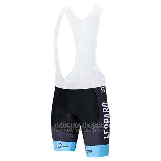 2020 Cycling Jersey Leopard Natural Blue Black Short Sleeve And Bib Short