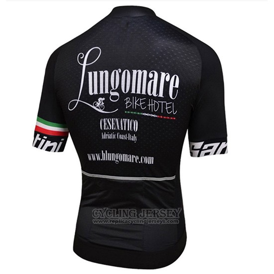2018 Cycling Jersey Lungomare Black Short Sleeve and Bib Short