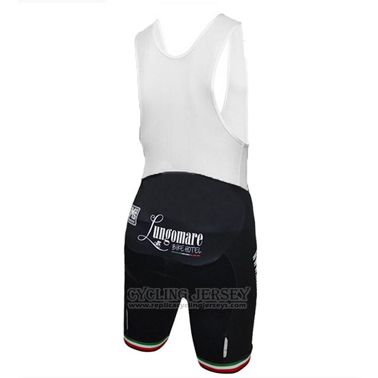 2018 Cycling Jersey Lungomare Black Short Sleeve and Bib Short