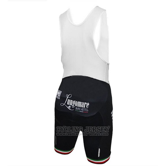 2018 Cycling Jersey Lungomare Black and Yellow Short Sleeve and Bib Short