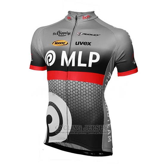 2013 Cycling Jersey MLP Team Bergstrasse Gray Short Sleeve and Bib Short