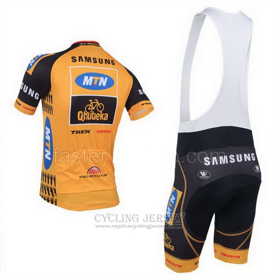 2013 Cycling Jersey MTN Orange Short Sleeve and Bib Short