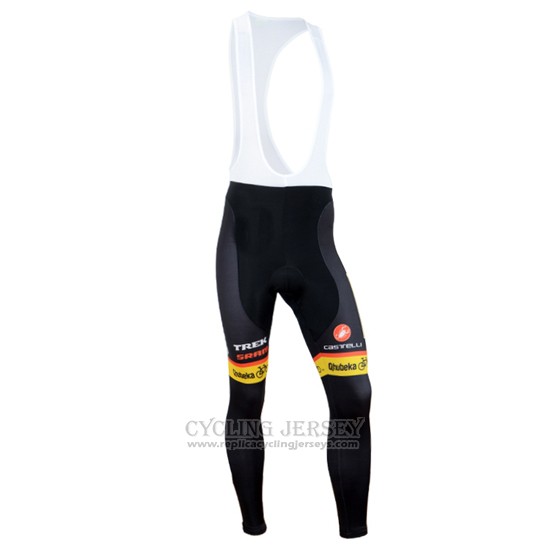 2014 Cycling Jersey MTN Black and Yellow Long Sleeve and Bib Tight