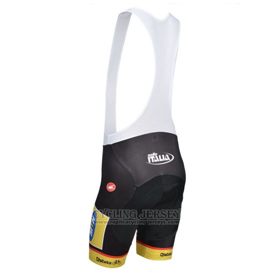 2014 Cycling Jersey MTN Black and Yellow Short Sleeve and Bib Short