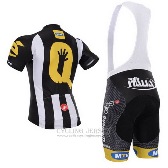 2015 Cycling Jersey MTN Black and White Short Sleeve and Bib Short