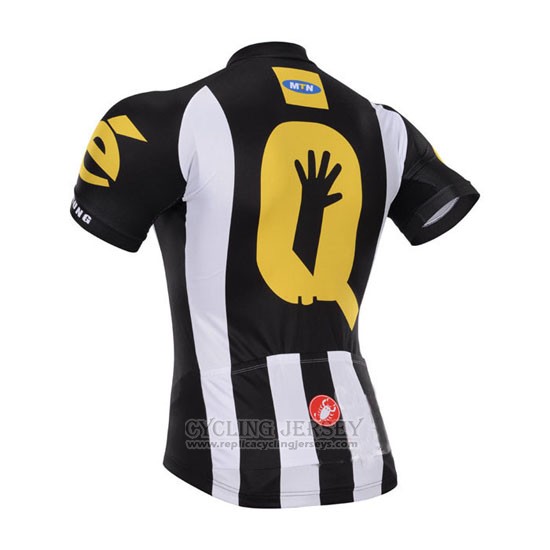 2015 Cycling Jersey MTN Black and White Short Sleeve and Bib Short