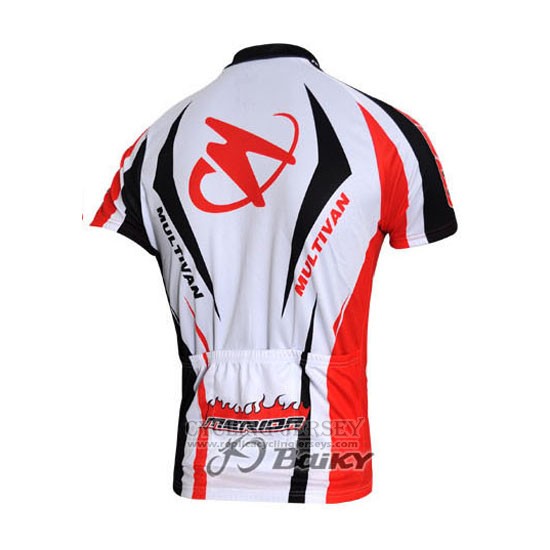 2011 Cycling Jersey Merida Black and Red Short Sleeve and Bib Short
