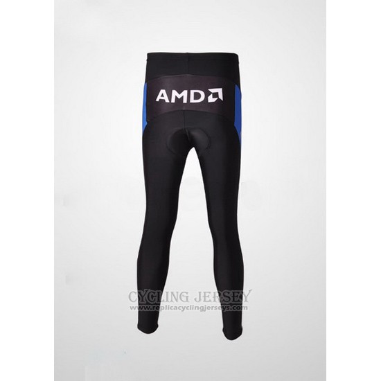 2007 Cycling Jersey Trek Black and Blue Long Sleeve and Bib Tight Pantaloni