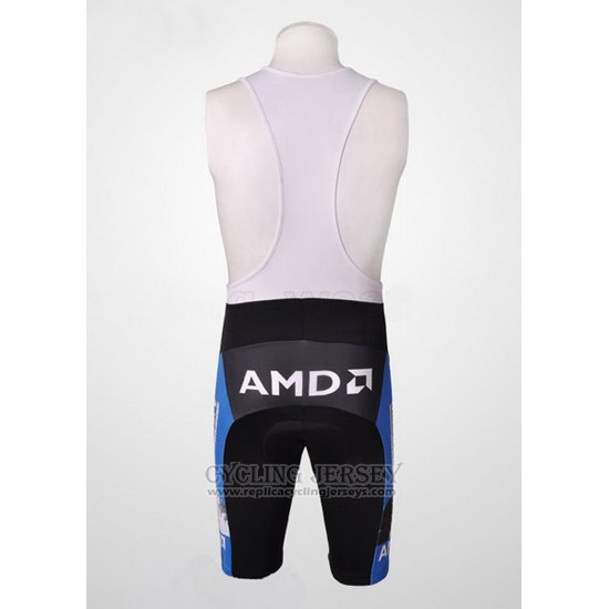 2007 Cycling Jersey Trek Black and Blue Short Sleeve and Bib Short