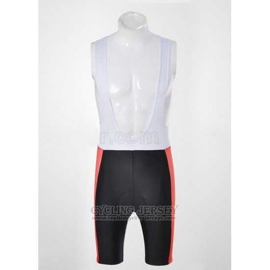 2010 Cycling Jersey Ferrari Black and Red Short Sleeve and Bib Short