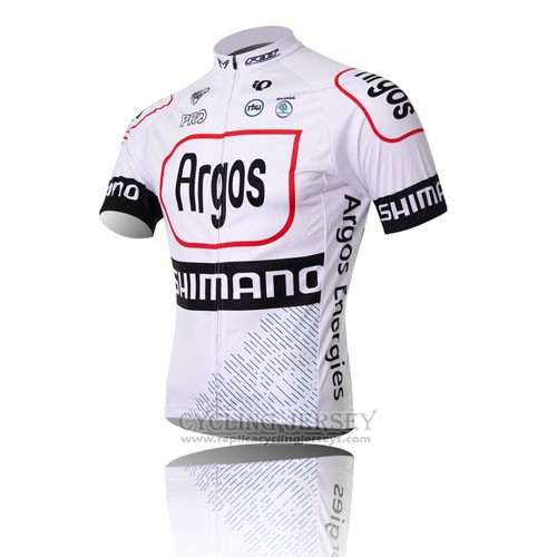 2013 Cycling Jersey Argos Black and White Short Sleeve and Bib Short
