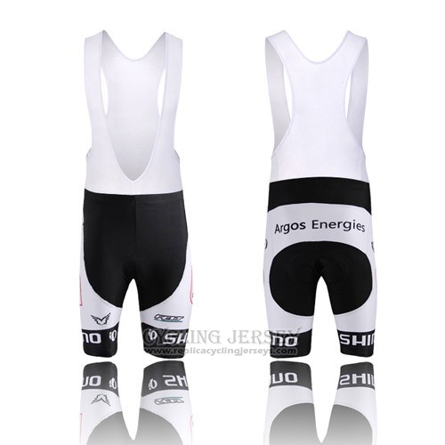 2013 Cycling Jersey Argos Black and White Short Sleeve and Bib Short