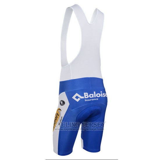 2013 Cycling Jersey Topsport White and Sky Blue Short Sleeve and Bib Short