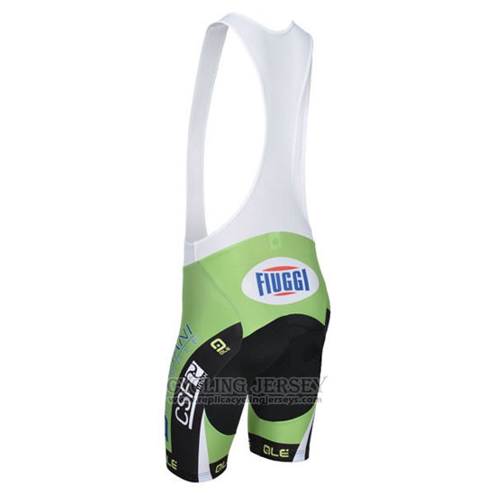 2014 Cycling Jersey Bardiani White and Green Short Sleeve and Bib Short