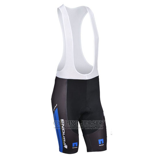 2014 Cycling Jersey Netapp Black and Blue Short Sleeve and Bib Short