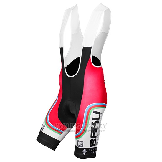 2015 Cycling Jersey Baku Black and White Short Sleeve and Bib Short