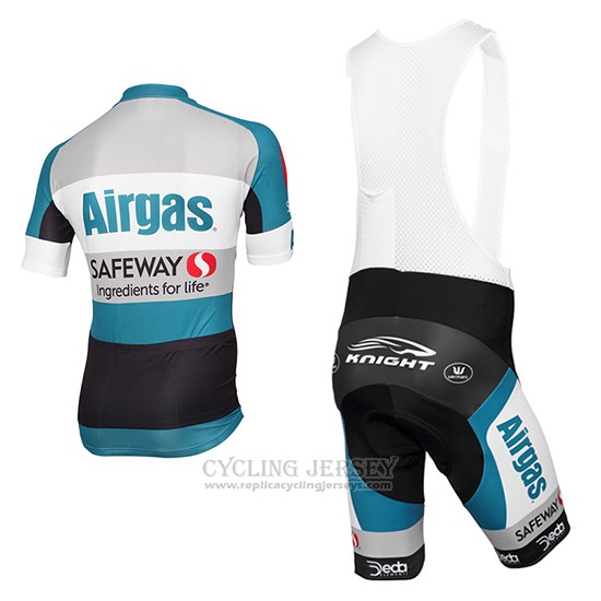 2015 Cycling Jersey D3 Devo Airgas Blue and Black Short Sleeve and Bib Short