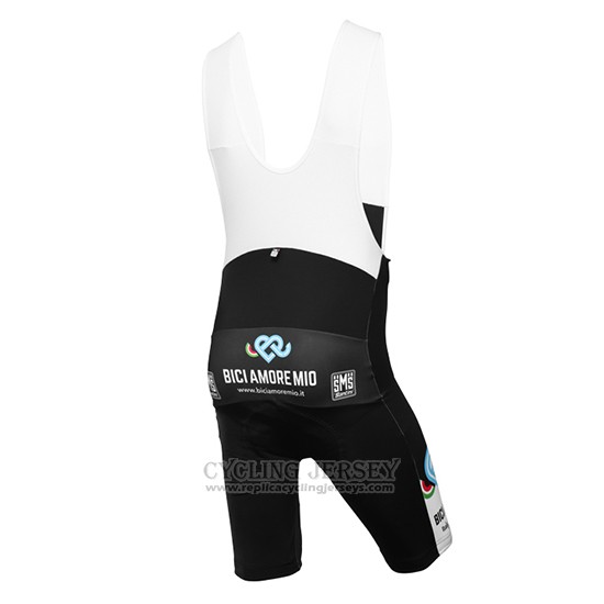 2016 Cycling Jersey Bici Amore Mio Black and Blue Short Sleeve and Bib Short