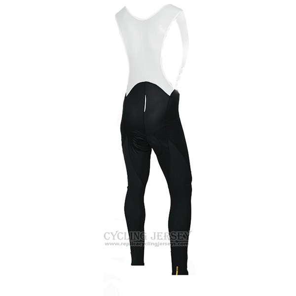 2017 Cycling Jersey Aero Noir Black Long Sleeve and Bib Tight