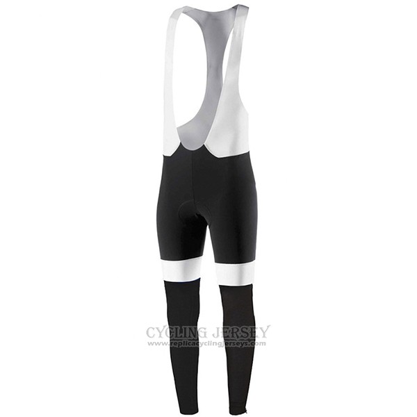 2017 Cycling Jersey Aero Noir Black Long Sleeve and Bib Tight