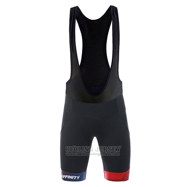 2017 Cycling Jersey Affinity White and Blue Short Sleeve and Bib Short