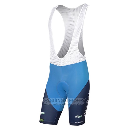 2017 Cycling Jersey Ago Aqua Service Blue Short Sleeve and Bib Short