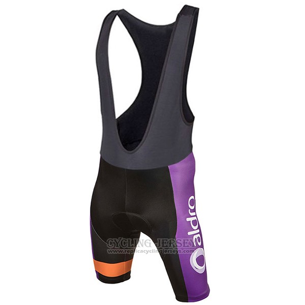 2017 Cycling Jersey Aldro Purple Short Sleeve and Bib Short