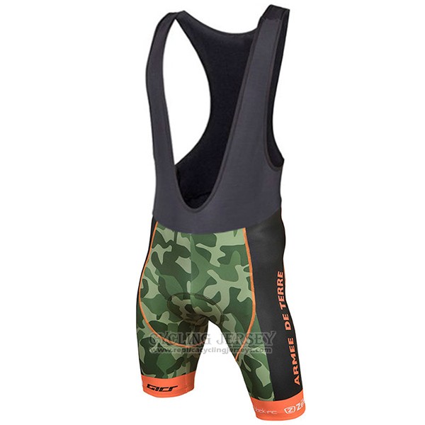 2017 Cycling Jersey Armee De Terre Camouflage Short Sleeve and Bib Short