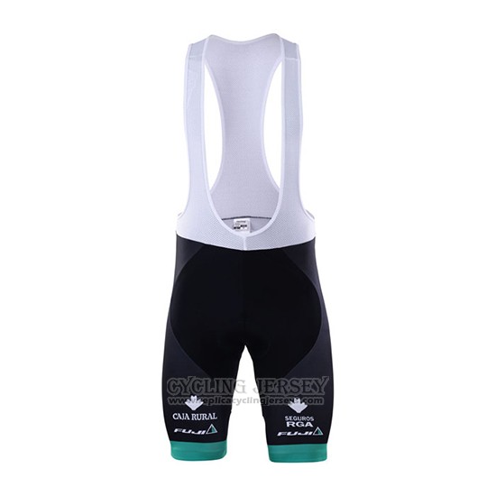 2017 Cycling Jersey Caja Rural Green Short Sleeve and Bib Short