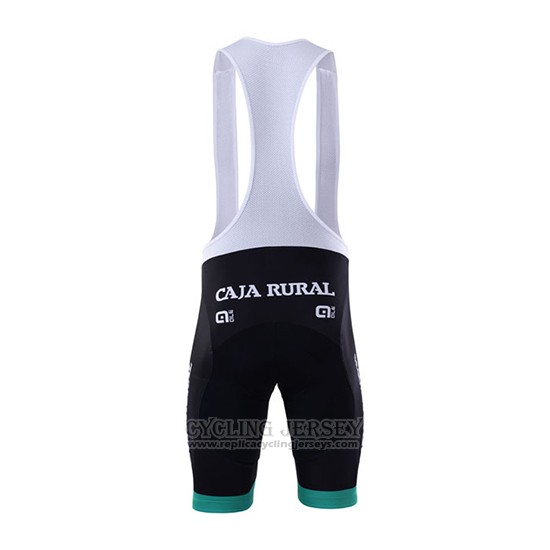 2017 Cycling Jersey Caja Rural Green Short Sleeve and Bib Short